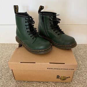 Dr. Martens Forest Green Lace-Up Boots